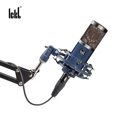 ICKB Rimini Condenser Microphone for Mobile Phone Computer Sound Card Recording Singing TikTok Live 
