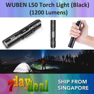 WUBEN L50 1200 Lumens Torch Light BlackTH99 XXIR