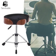 [Serenable] Drum Throne Comfortable Height Adjustable Padded Heavy Duty Drum Chair