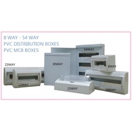 8Way - 23Way PVC MCB Box / Consumer PVC Box / DB Box