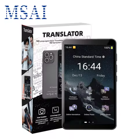 T22PRO Smart Language Translator 19 Offline Translation 5.5 Inch HD Display 8-Core Processor 1GB+16G