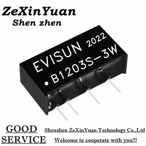 5PCS B1203S-3W B1205S-3W B1209S-3W B1212S-3W B1215S-3W B1224S-3W 12V TO 3.3V 5V 9V 12V 15V 24V 3W DC