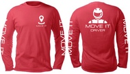 Move It Delivery Motorcycle Rider Customized Long Sleeve Drifit uniform shirt