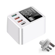 最新智能超快速40W PD QC3.0 USB 充電插頭連LED顯示屏 2ndckp fdpckp Intelligence Universal 40W PD Quick Charge QC3.0 U