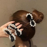 [QC PRODUCTS] Pearl bow hair tie - cute hair tie KOREAN style Shop888