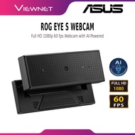 ASUS ROG EYE S FHD 1080P 60 FPS WEBCAM WITH AI-POWERED, NOISE-CANCELING MICROPHONE, BLUE-GLASS FILTE