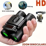 4K Compact Binoculars High Magnification Mini Pocket Binoculars Perfect for Bird Watching Hiking Con