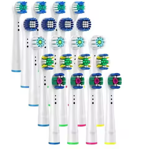 Brush Heads for Oral B Toothbrush, Compatible with Pro Genius and Smart, Including Floss, Cross, Pre