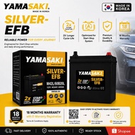 YAMASAK EFB M42L 60B20L Q85 115D23L S95 130D26L T110 145D31L BATTERY MYVI  MAZDA i-STOP CX5  MADE IN