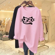 Women's Oversized Long Sleeve T-Shirt/ Women's Distro T-Shirt/ Oversized Streetwear T-Shirt Distro T