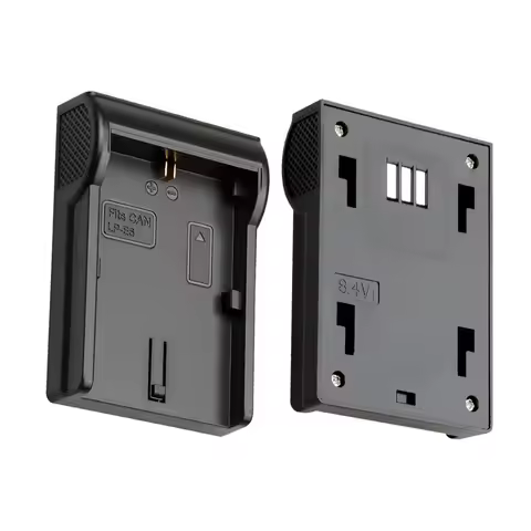 2 Pack LP-E6 LP-E6N Battery Charger Adapter Plate LCD charger etc and LP-E6N for Canon DSLR EOS 60D,