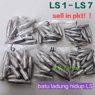 batu ladung hidup LS batu ladung timah LS fishing sinker