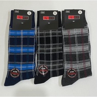 Small Checkered Gentleman Casual Cotton Socks/Checkered Pattern/Casual Socks/Made In Taiwan/Cotton S