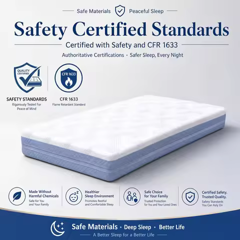 10 Inch Twin Size Mattress Breathable High Density Memory Foam Bed Mattress for Night Sleep Twin Mat