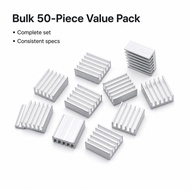 50pcs 14x14x6mm Extruded Aluminum Heatsink For Chip VGA RAM LED IC Electronic Radiator Cooler Coolin