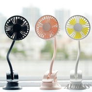 Portable fan USB Clip Stroller Fans with 3 gears Quiet Mini Table Fan 720° Rotatable Fan Office Outdoor Exercise Sport Cooling Tools