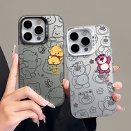 Strawberry Bearshockproof Casing hp Samsung A55 5G A54 5G A15 A05S A16 5G A06 A53 5G A52S 5G A14 5G 
