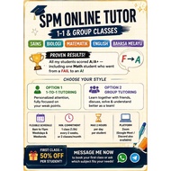 📚 SPM Online Tutor guarantee A++ | 1-1 & Group Classes | STEM | Mode - English, BM