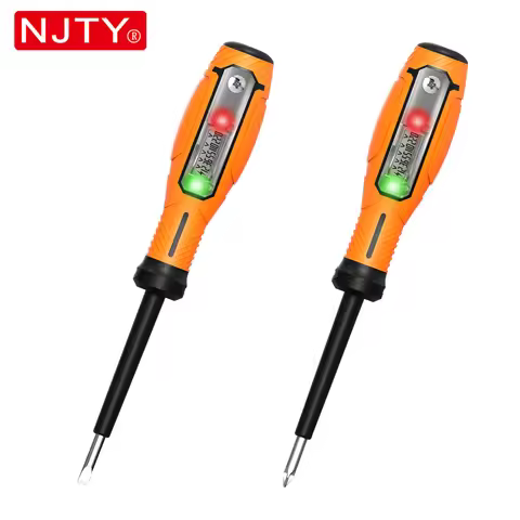 NJTY LY86D Digital LCD Voltage Tester AC Detection Live Wire Check Breakpoint Finder Volmeter Smart 