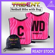 Trident Netball Bibs Set Trident Single Sided Netball Bibs Bib Bola Jaring Satu Sisi Netball Bib Pin