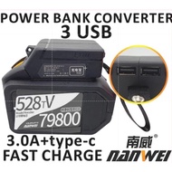 Dongcheng Electric Wrench Battery Changed to Power Bank Converter Adapted to Dongcheng Battery4.06.6