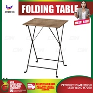 Folding Table Outdoor Table 55CM X 54CM / Garden Set / Meja Makan Santai Luar / Pool Side Set / Outdoor Set by IFURNITURE