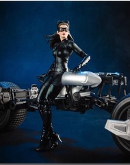夜神 貓女連電單車 Mcfarlane's gold label Catwoman with batpod Dark knight rises