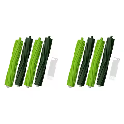 M14K-4X Rubber Roller Brush For Irobot Roomba E I J Series, E5 E6 E7 I3 I3+ I4 I4+ I6 I6+I7 I7+ I8 I
