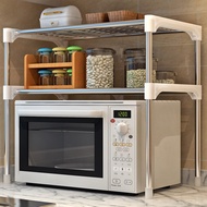 2-Tier/3-Tier Microwave Shelf Rack Kitchen Shelf Spice Organizer Kitchen Storage Rack Bathroom Organ