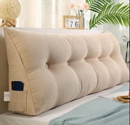 懶人沙發床上背墊全新床頭靠墊大靠背簡約床墊護腰咕𠱸 cushion bed pad big pillow 枕頭 包送貨