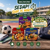 MGWoW HALAL Sedia Makan Instant Noodles Ready To Eat Makanan Segera Praktis 215g Travel Tomyam Kimch