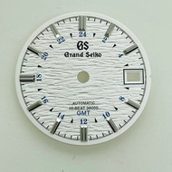 New NH34 GMT Mechanical Watch Dial GS Modification Four Needle Face NH35 Face Plate Watch Accessorie