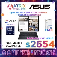 【Free MS Office】ASUS Zenbook DUO | UX8406CA-PZ113W | 14.0" 3K OLED | Intel Ultra 9 285H | 16GB RAM/1