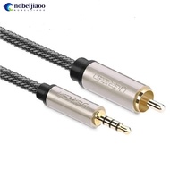 NOBELJIAOO RCA 3.5MM Jack Aux Cable Stereo Digital Coaxial Audio Line Applies Mi TV 1st / 2nd Genera