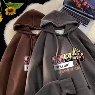 Hoodie Men Pullover Hoodie Oversized Thicken Loose Fashion Korean Hoodies Plus Size Couple Hoodie M-