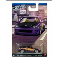 Hot Wheels 99 Honda Civic Type R Ek9 Compact Kings