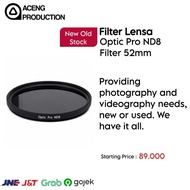 Optic Pro ND8 Filter 52mm-72mm New Old Stock