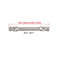 Stainless Steel Drive Shaft 5mm Universal Joint Driveshaft for 1/10 RC Car Crawler TRX4 Capra SCX10