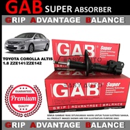 TOYOTA COROLLA ALTIS 1.8 ZZE141/ZZE142 (2008-2013) - ORIGINAL GAB SUPER FRONT AND REAR ABSORBER