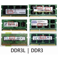 Laptop Ram Mix Brand 2GB 4GB 8GB DDR3 DDR3L 1333 1600MHz Ram Notebook Laptop SODIM PC3-10600 PC3-12800 PC3-8500 Kingston