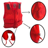 **Ready Stock In Singapore** LIFE JACKET With SOS Whistle Adult Water Sport Safety Swimming Boating Vest Survival Saving