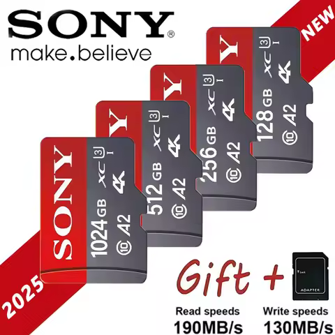SONY Ultra Micro Mini SD Card 1TB 512GB High Speed SD Memory Card 64GB 128GB 256GB A2 U3 V30 TF Flas