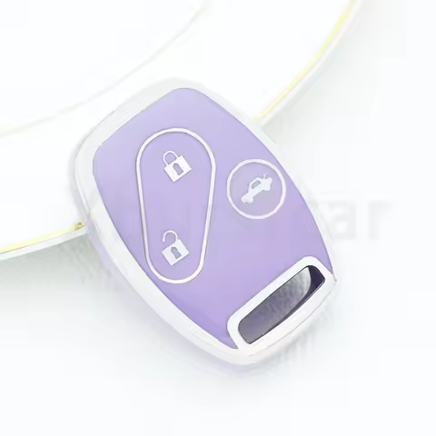 TPU Remote Car Key Case Cover Shell Fob Holder Bag for Honda Accord CR-V Freed Freed Pilot StepWGN I