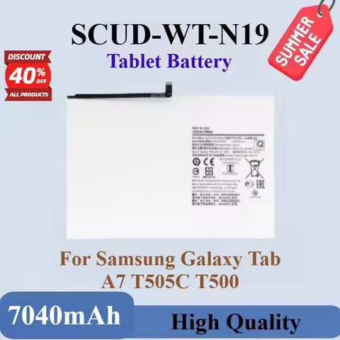 High Quality Brand-New 3.8V 7040mAh SCUD-WT-N19 Replacement Tablet Battery For Samsung Galaxy Tab A7
