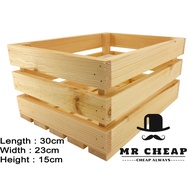 (Hot)Classic Pine Wood Crate/Storage Box/Storage Potato & Onion/ Home Storage  1019