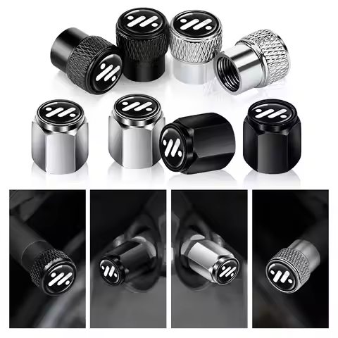 For IM Motors MG IM6 IM5 LS7 L7 LS6 L6 4Pcs Car Wheel Tire Valve Caps 3D Metal Waterproof Auto Air S