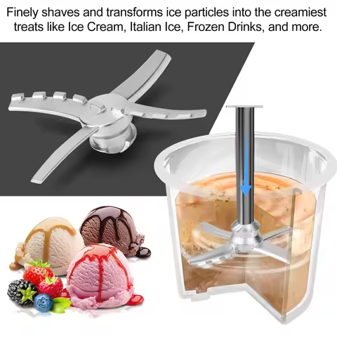 A35R Blade Replacement Accessories For Ninja Creami Deluxe NC501 Series Ice Cream Makers, Replacemen