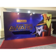 Backdrop EVENT Rental Include Printing 12’x8’