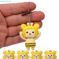 SEVENHOME3E Cartoon Face Changing Doll, Mobile Phone Dust Plug Plastics Bear Face Makeup Toy, Creati