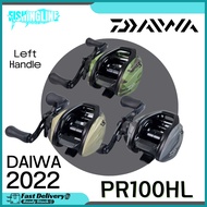 DAIWA 2022 PR100HL Left Handle BC Fishing Reel - Camo Colour